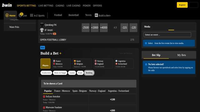 Bwin casino screenshot
