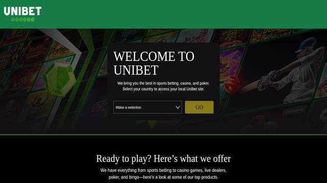 Kindred (Unibet) casino screenshot