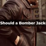 Distressed Leather Bomber Jacket Mens