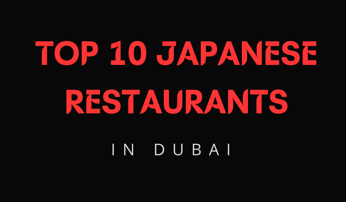 Top 10 Japanese restaurants